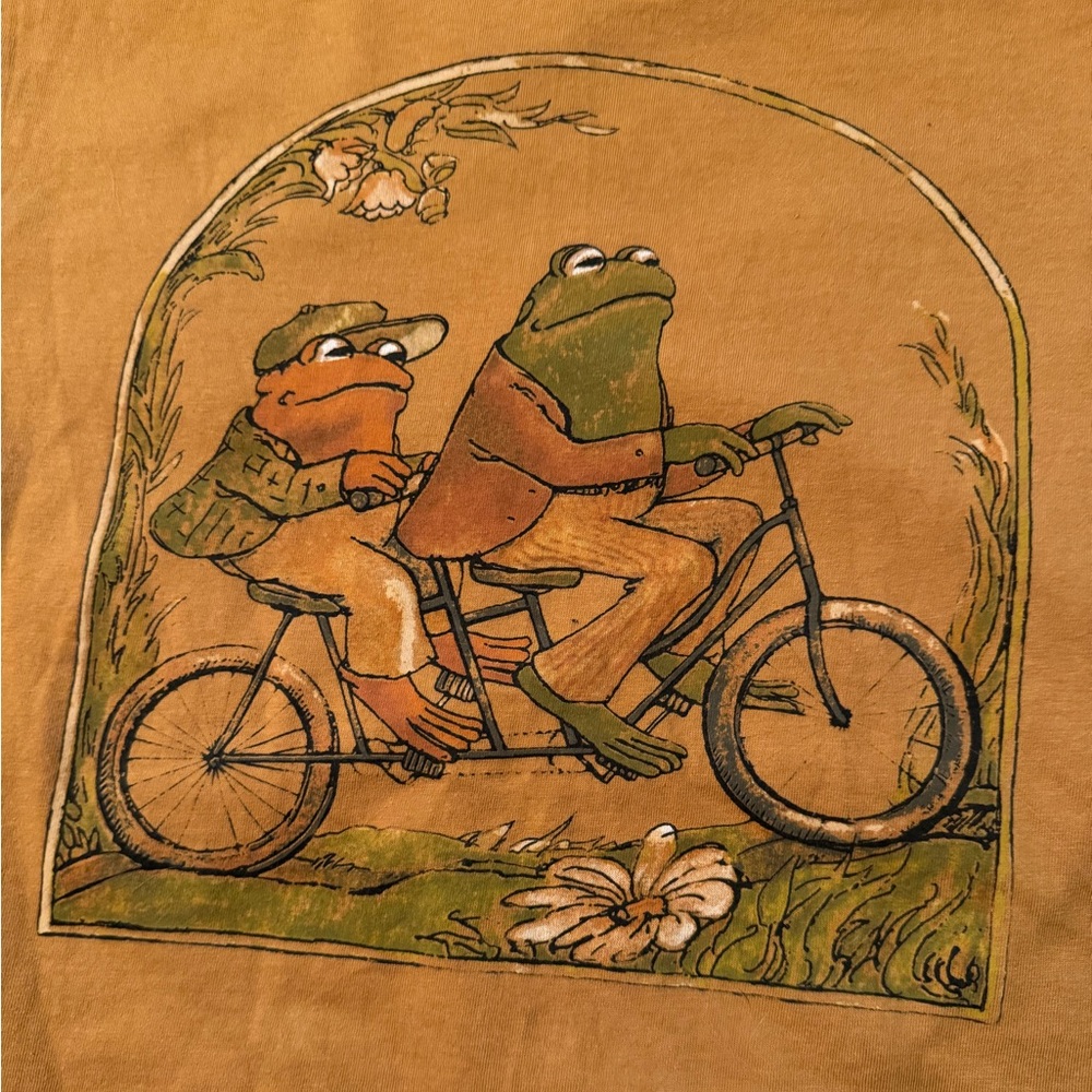 Frog And Toad Graphic T-Shirt Mens Small Funny Collecters Children Nostalgic Tee